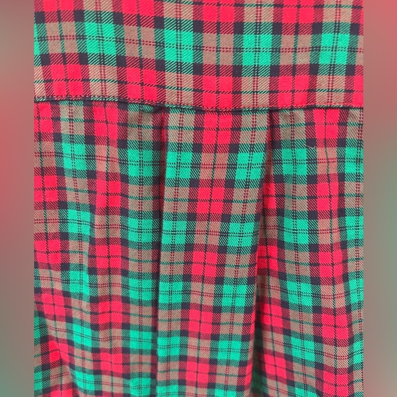 Vineyard Vines Red Green Plaid Tucker Slim Fit Dress Shirt Small Holiday - Picture 6 of 6